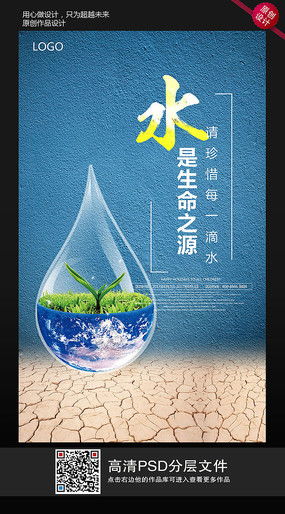 水公益广告创意图片 水公益广告创意设计素材